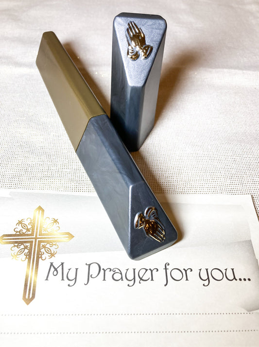 Prayer Capsule :: Gold/Pewter