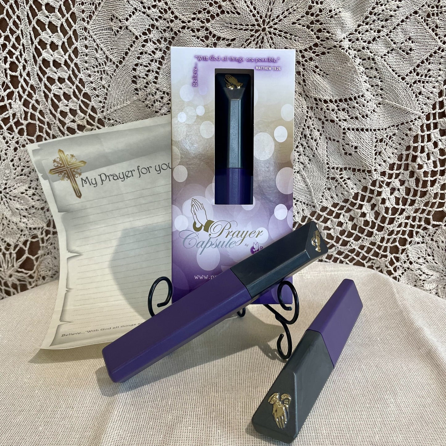 Prayer Capsule 3 Pack :: Purple/Pewter